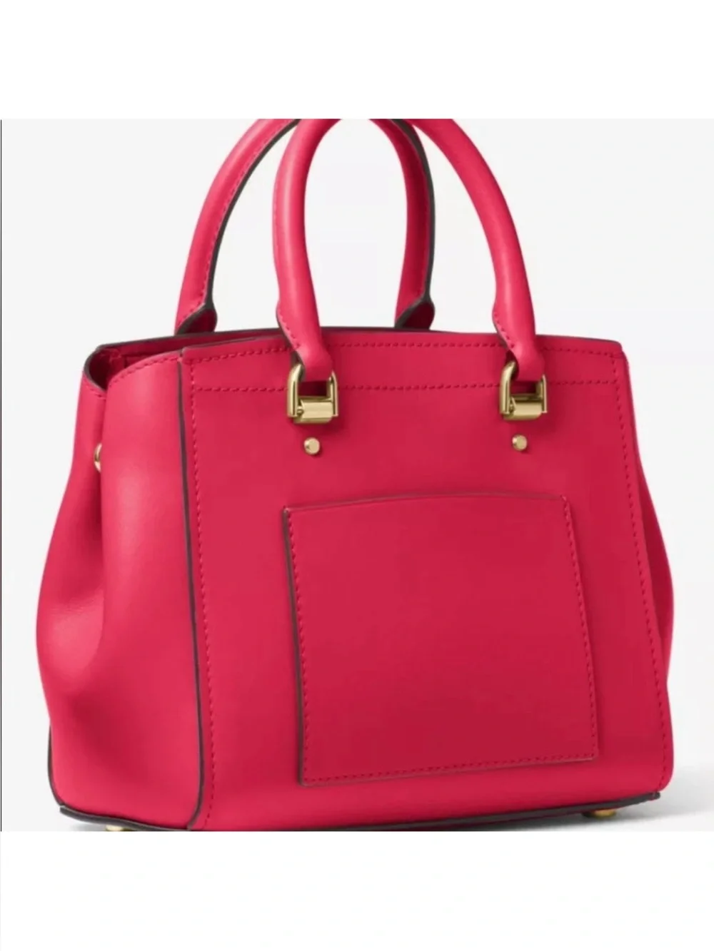 Michael Kors Benning Medium Leather Satchel